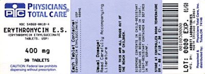 Image Of 400 mg Package Label (400mg Package Label)